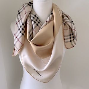 Burberry silk scarf